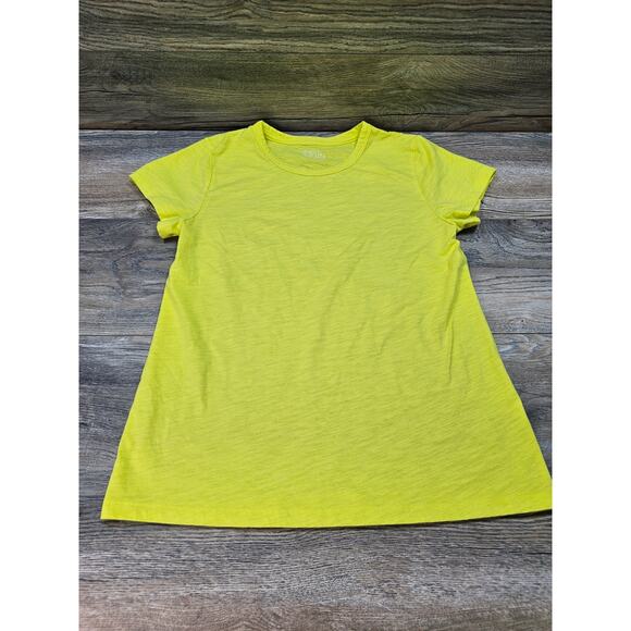 Time And Tru Women's Yellow T Shirt Size Small 4-6 - Picture 1 of 4